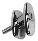 [1A052-D-SS] 1A052-D-SS Lock T-Handle Brushed Chrome Plate (Use Cam 1A054)