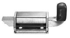 1A069 Steel Zinc Slam Latch with Cover .375 Key with 45 Deg.