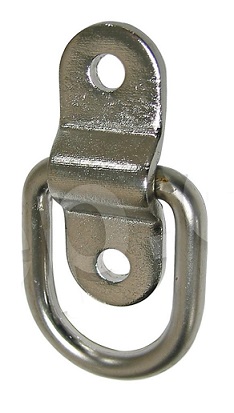 1A086-861-SS - Stainless Steel Two Piece Tie Down Ring, 0.79" x 2.17", 304SS and Electro Polished 3500Lbs