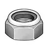 1A430 ##10-24 Grade 18-8 Stainless Steel Nylon Insert Flange Nut