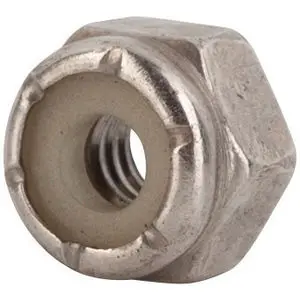 [1A430] 1A430 #10-24 Grade 18-8 Stainless Steel Nylon Lock Nut