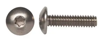 1A440 #10-24 x 1/2" - #10-24 x 1/2" 6-Lobe Drive Truss Head Grade 18-8 Stainless Steel Machine Screw.