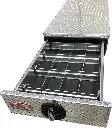 A-BP51 - 12"H x 40"D x 24"W - Aluminum Truck Pullout Bed-Pack Toolbox, Smooth Body & Diamond TP Top and Drawer Front, Super HD, Single 38" Drawers with Dividers and DT-T-Handle Locks.