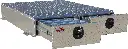 A-BP51 - 8"H x 52"D x 48"W - Aluminum Truck Pullout Bed-Pack Toolbox, Smooth Body & Diamond TP Top and Drawer Front, Super HD, Double 50" Drawers with Dividers and DT-T-Handle Locks.