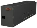 A-DF42- 20"H x 74"D x 12"W- Aluminum Truck Pickup Drawer Fender Toolbox, HD, All Smooth Finish, 4 Drawers (1-2 = 60" & 2-3 =16"), Left Side Open Door (Driver Side) With Pull Handle Lock, With Back Notched, Drop Open Compartment At Fender & Top/Back Compartment, Powder Coated MX-Black 