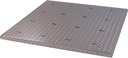 A-DP51 - 1.375"H x 30"D x 34"W - Aluminum Semi Truck Deck Plate, All Diamond TP Bright Finish with Mounting Kit.