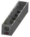A-FU42 - 12"H x 72"D x 12"W - Aluminum Pickup Fender Under Box Mount Drawer Box, HD, All Smooth Body, One 60" Drawer, Pull Open Door with SS DT-T-Handle Lock