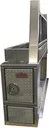 A-HP52 - 26"H x 80"D x 16"W - Aluminum HD Hotshot Cross-Pack Box, Smooth Body, Diamond TP Single Side Open Doors, with Frame Mounts, 64-Gal Tank, DT-T-Handle Locks, One 52" Shelf, Expanded Rack 