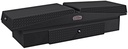 A-LG4 - 16.5"H x20"D x72"W - Aluminum Pickup HD LP Cross Toolbox, W/Drawer, Pro-Tray, M-Hardware, Smooth Body and Double Top Open TP Lids and Push-in Locks & All Powder Coated MX Black