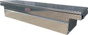 A-MC4 - 16"H x 24"D x 72"W - Aluminum Pickup Medium Profile HD Cross Toolbox, with Pro-Sliding Tray, Mounting Hardware, All Diamond TP Finish, Single Top Open Lid, and Push Button Locks