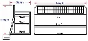 A-PC61 - 47"H x 57"D x 31"W - Aluminum HD Pickup Back Seat Cargo Storage Shelf System for Chevy Crew Cab 2019-2024 with 3 Shelves (Plain-W/FE Space) & Powder Coated MX-Black Body Only