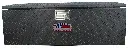 A-SC32 - 16"H x 14"D x 40"W - Aluminum ATV Box, HD Rear Mount 4 Wheeler Box, Top Open Slanted Lid Sports Four Wheeler Box, All Diamond TP Powder Coated Black Finish, with Double Gas Springs.
