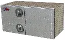 A-SG41 - 18"H x 18"D x 36"W - Aluminum Truck Trailer Utility HD Toolbox, All Diamond TP Finish, Left Side Open Double Doors with SS T-Handle Lock.