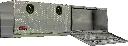 A-SG42 - 21"H x 16"D x 72"W - Aluminum Topside Truck Rail Utility HD Toolbox, All Smooth Body, Diamond TP Double Drop Open Doors With SS DT-T-Handle Locks