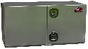 A-SG52 - 18"H x 24"D x 36"W - .125 Aluminum Underbody Semi Truck Trailer Toolbox, Super HD, All Smooth Finish, Right Side Open Doors and Double DT-Handle Lock