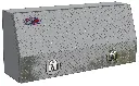 A-SU41 - 21"H X 14"D X 82"W - Aluminum Top Side Mount Compartment Utility HD Toolbox, All Smooth Body, Diamond TP Single Top Hinged Door With SS T-Handle Lock.