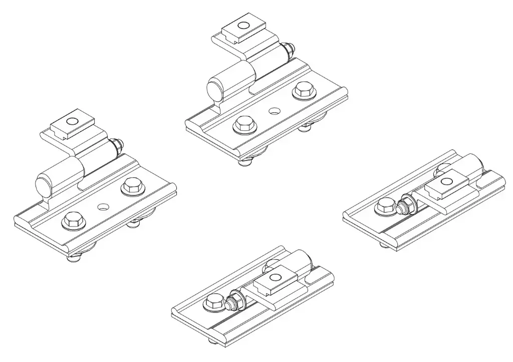 Prime Design MPK-0007 - Flat Pickup Cab Universal Adjustable Mounting Bracket Kit