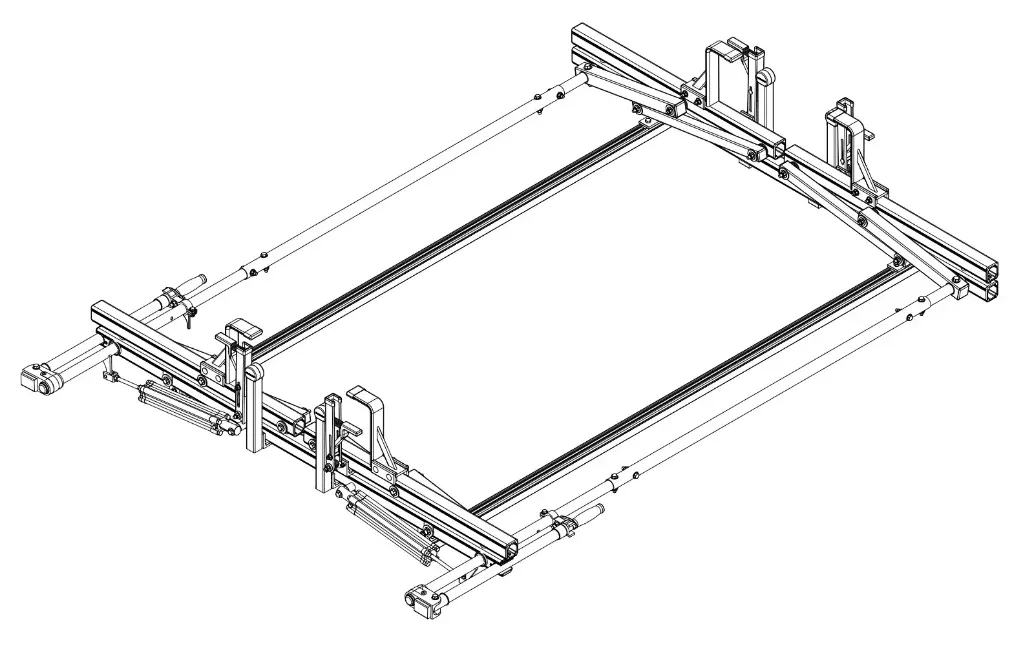 Prime Design PRR-6000 - Horizontal Rotation Street/Curb Side Pickup Rach with Two Crossbars and 6' Spacing