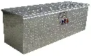 A-TC41C - 12"H x 18"D x 48"W – Aluminum Truck Top Chest HD Box Toolbox, All Diamond TP Finish, Top Open Single Lid with Gas Springs and Single Lift Handle Lock.