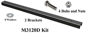 [M3120D] M3120D Deck Plate (DP10) Cross Bracket Installation Mounting Kit for C-Frame Top Mount Application.