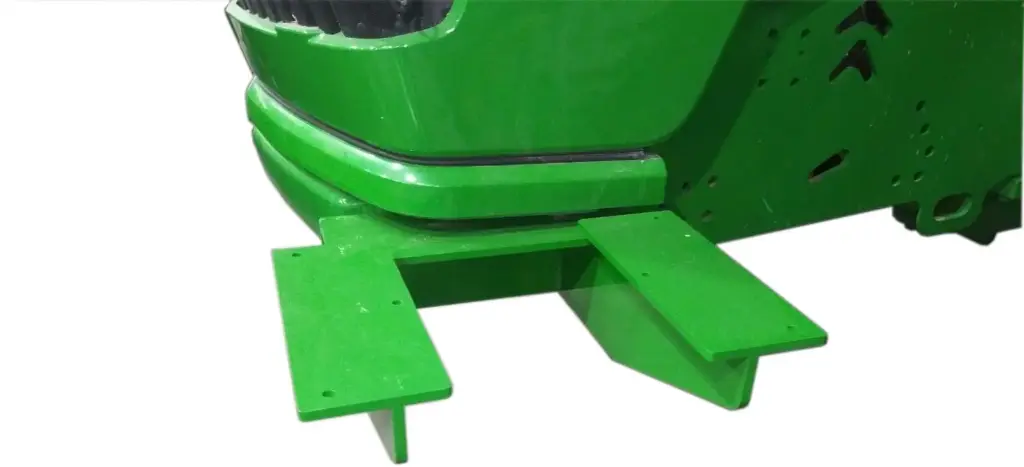 M96RX-F-BX- 4"H x 20"D x 20"W - Fixed HD Steel Toolbox Mouning Bracket for John Deere 9420RX/9620RX Front Side Mount