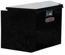 S-AF41 -14"H x 16"D x 35"W - 14g Steel Trailer A-Frame Box, HD Trailer Tongue Toolbox, Single Top Open Lid, with Gas Springs and Lift Handle Lock, Powder Coated MX-Black