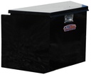 S-AF41 -20"H x 16"D x 35"W - 14g Steel Trailer A-Frame Box, HD Trailer Tongue Toolbox, Powder Coated Black Finish, Single Top Open Lid, with Gas Springs and Lift Handle Lock.
