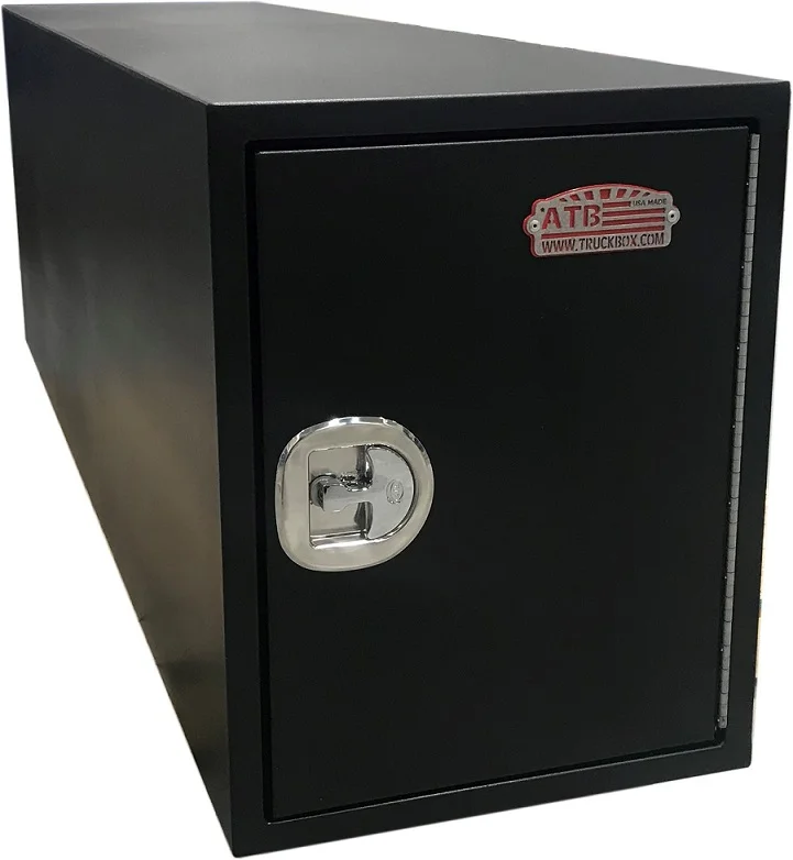 [S-CRD45-278021S-BX4] S-CRD45 - 27"H x 80"D x 21"W - Steel Cross Drawer Toolbox, Both End Side Open Doors W/ Gas Springs & Double Drawers on Both Ends (Top 6"H & Bottom 12"H), Powder Coated MX-Black