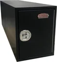 S-CRD45 - 27"H x 80"D x 21"W - Steel Cross Drawer Toolbox, Both End Side Open Doors W/ Gas Springs & Double Drawers on Both Ends (Top 6"H & Bottom 12"H), Powder Coated MX-Black