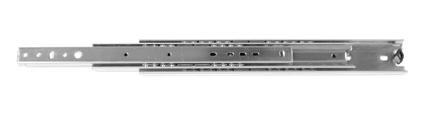 12" HD, 250-Pound Class 2-9/32 x 12" Zinc Plated, Full Extension Side Slide Set (2 Slides) with Disconnect.