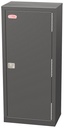 S-MS21 80"H x 23"D x 36"W - 18g Galvanize Machine Storage Cabinet, HD Design, 4 Shelves, No Drawers, 1 Spay Can Holder & 3 Door Shelves, Single Door with Slam Latch and Galvanized Finish