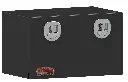 S-SG41 - 18"H x 18"D x 84"W - Steel Truck Trailer Utility HD Toolbox, Single Drop Open Door with SS-T-Handle Locks, Powder Coated MX-Black