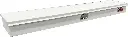 S-TM41 - 8"H x 16"D x 84"W - Steel Top Mount Compartment Toolbox, HD, Top Open Single Lid With Gas Springs, Single Lift Handle Lock and Partitioned Dividers, Powder Coated WX-White 