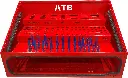 S-TO31 - 14"H x 16"D x 26"W - Steel Professional HD Tool Organizer, 3 Level with Bottom Compartment, (Fits DU4 28" H Boxes) Side Handles, Powder Coated Viper Red