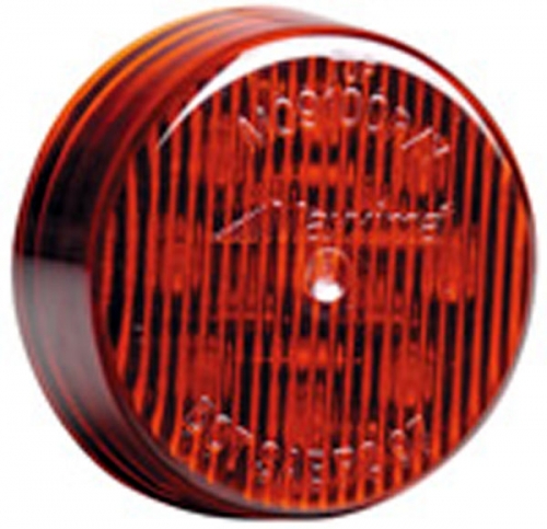 [TAL75AC-R] TAL75AC-R Lamp Kit, Side Marker & Clearance LED 3/4" (Domed PC Rated-180 Deg) Sealed One Diode Pattern (Amber LED-Clear Lense) Lamp with Grommet.
