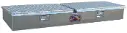 A-TM41 - 6"H x 18"D x 96"W - Aluminum Top Compartment Toolbox, HD, All Smooth Body, Diamond TP Top Open Double Lid with Gas Springs, Double Lift Handle Locks & Partitioned Dividers. 
