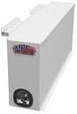 A-DF42O - 20"H x 54"D x 9"W - Aluminum Pickup Drawer Fender HD Toolbox, All Smooth Finish, Tool Organizer Pull Open Left Door/Drawer and with SS DT-T-Handle Lock & Powder Coated MX-White.