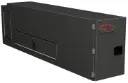  A-DF42- 20"H x 74"D x12"W- Aluminum Drawer Fender Toolbox, All Smooth Finish, 3 Drawers, Passenger Side, P-Handle Lock & Compartment - Fender & Back Notch, Powder Coated MX-Black -