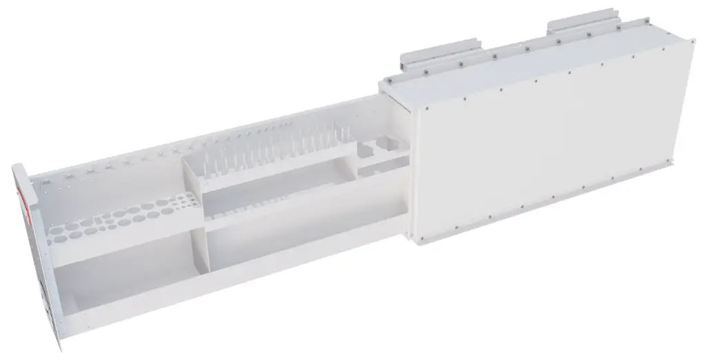 A-DF42O 20"H x 9"D Aluminum Heavy Duty Pickup Drawer Fender Tool Boxes All Smooth Finish Tool Organizer Pull, Drawer with SS DT-T-Handle Lock and Powder Coated Finish.