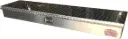 A-TM41 - 6"H x 14"D x Aluminum Top Compartment Toolbox, Heavy Duty, All Smooth Body, Diamond Tread Plate Top Open Single/Double Lids with Gas Springs, Lift Handle Lock & Adjustable Dividers.