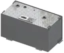 A-TS5 - .125 Aluminum Fuel Tank, Heavy Duty, Smooth/Diamond TP Finish, with Mounting L-Brackets Baffled Larger Tanks - 2", 1-1/2" & 3/8" Female Fitting, Top and 3/8" Bottom Side Drain.
