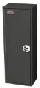 S-SRT41 - Steel Tank Storage Toolbox Heavy Duty Side Open Single Door with Gas Springs DT-Handle Lock with 3-Point Rod System Reinforced Bottom, Back Tank Supports, Back Vents and Powder Coated Finish.