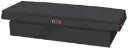 A-XC Series - Aluminum Pickup Truck Crossover Saddle Toolboxes, Heavy Duty, Top Open Lid with Advanced Push Button Locks, Pro-Sliding Tray & M-Hardware, Powder Coat Finish
