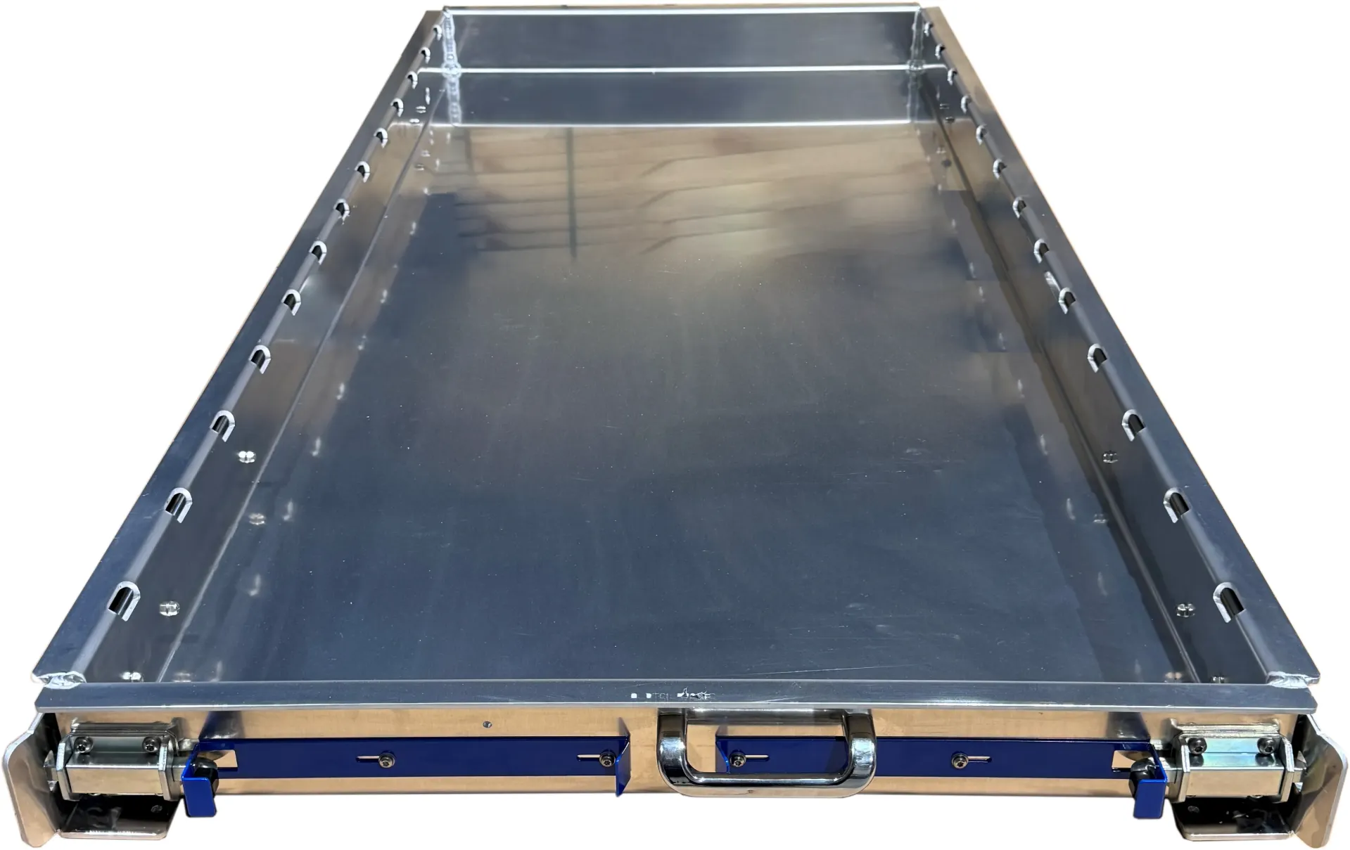 A-BT61 - 4.75"H x 24" to 48" Width - Aluminum Sliding Pullout Trays for Pullout Bed-Packs or any Flat Surface - 500lb Capacity - Easy Lock with Pull Handle