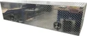 A-SG41 - .100 Aluminum Topside Pickup Truck Rail Utility Toolbox, Heavy Duty, All Diamond Tread Plate Finish, Single/Double TOP HINGED Door(s) with Gas Springs & SS DT Handle Lock