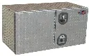 Aluminum Underbody Truck Trailer Toolboxes - Heavy Duty All Diamond Tread Plate Finish Left or Right Side Open Double Doors with SS T-Handle Locks - A-SG41 Sereis