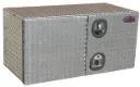 Aluminum Underbody Truck Trailer Toolboxes - Heavy Duty All Diamond Tread Plate Finish Left or Right Side Open Double Doors with SS T-Handle Locks - A-SG41 Sereis