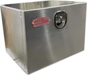 Aluminum Underbody Truck Trailer Toolboxes - .125 Super Heavy Duty SINGLE Drop Open Doors with Stainless Steel Dolphin Tail Locks - A-SG52 Series