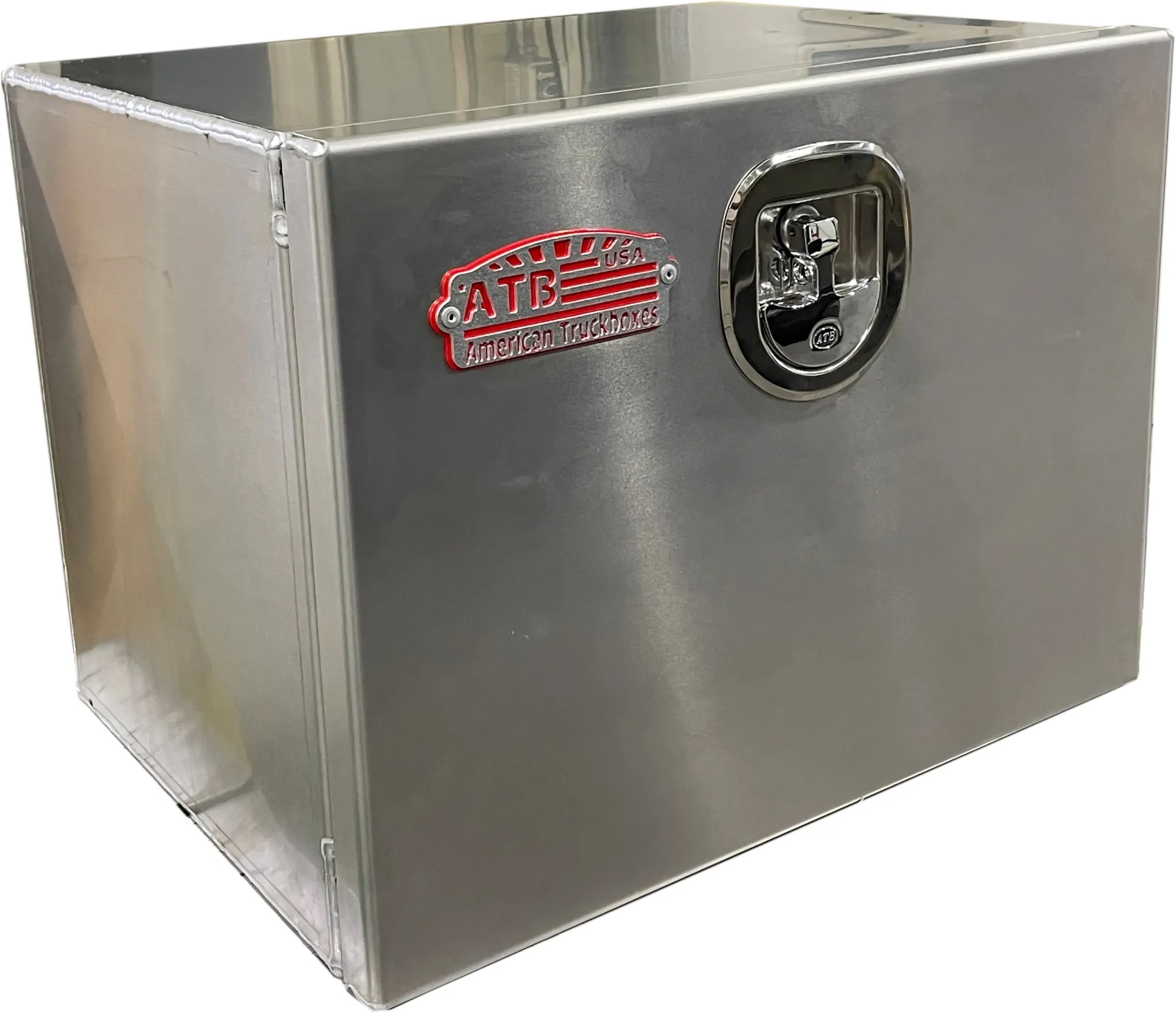 Aluminum Underbody Truck Trailer Toolboxes - .125 Super Heavy Duty SINGLE Drop Open Doors with Stainless Steel Dolphin Tail Locks - A-SG52 Series