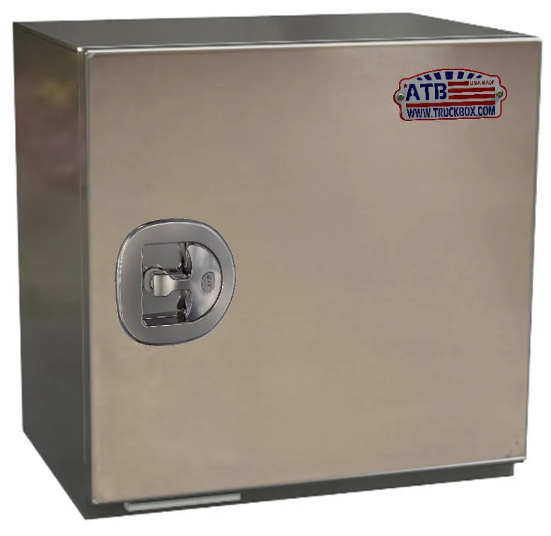 Aluminum Underbody Truck Trailer Toolboxes - .125 Super Heavy Duty, SINGLE Side Open Door with SS DT-T Handle Locks - A-SG52 Series